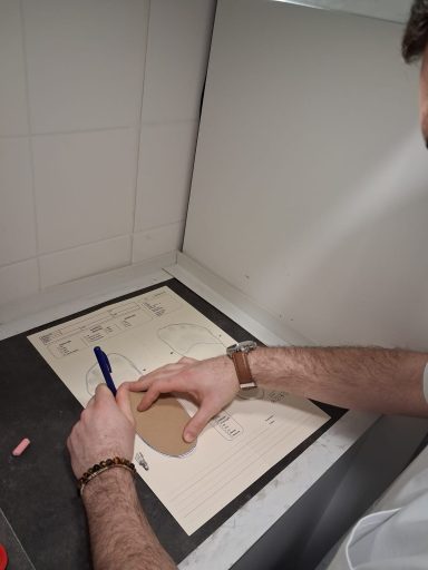 Tracé des éléments podologiques